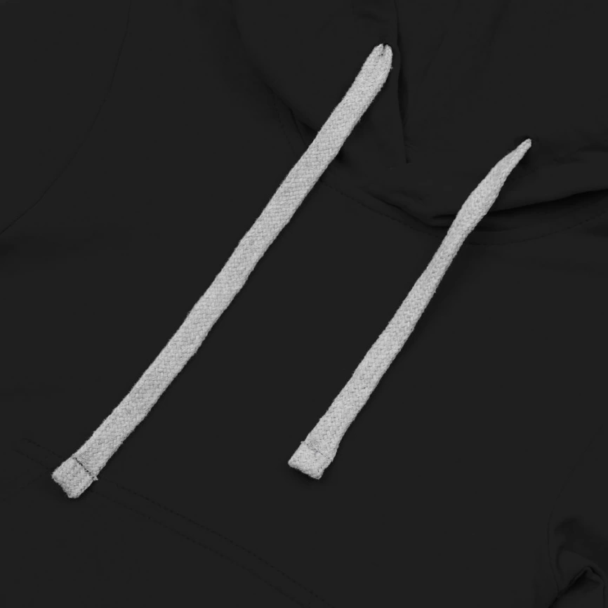 Толстовка с капюшоном детская Kirenga Kids, черная, 8 лет фото 8