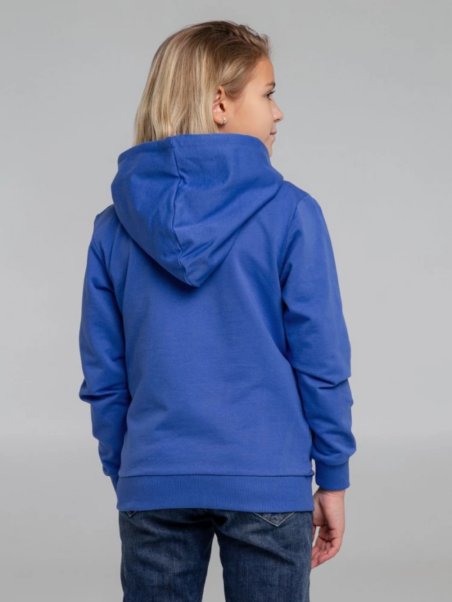 Толстовка с капюшоном детская Kirenga Kids, ярко-синяя, 12 лет фото 13