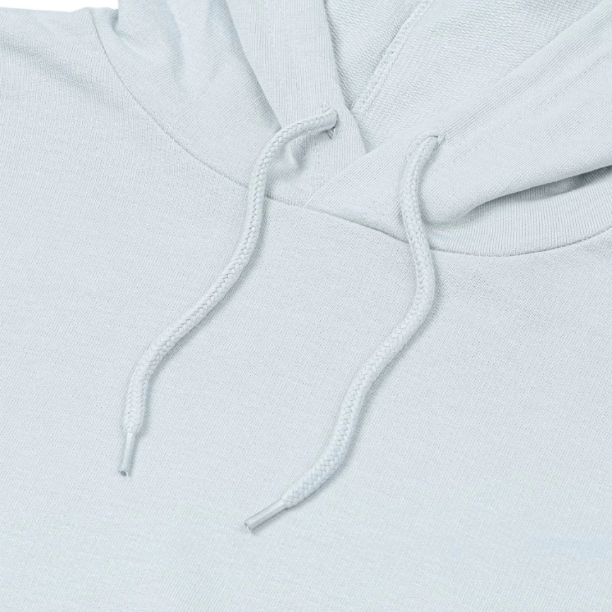 Толстовка с капюшоном унисекс Hoodie, светло-голубая, размер XS фото 8