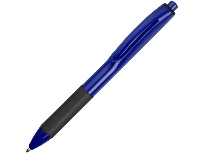 Ручка пластиковая шариковая Band, синий/черный фото 1