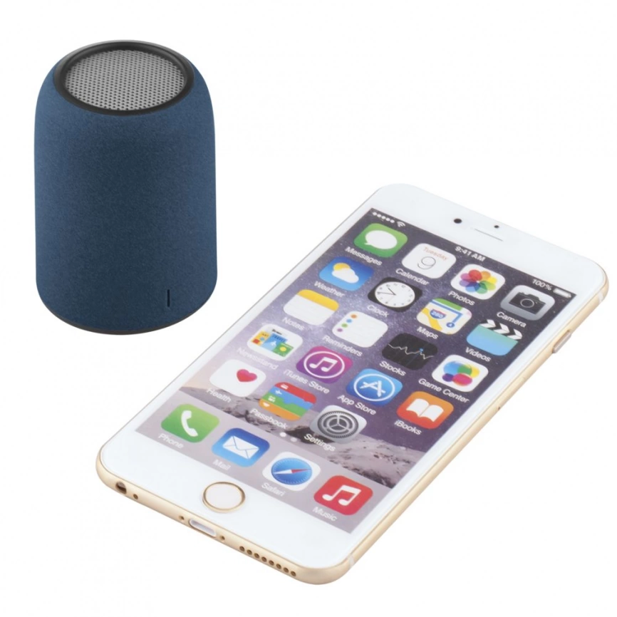 Беспроводная колонка Uniscend Grinder, синяя фото 4