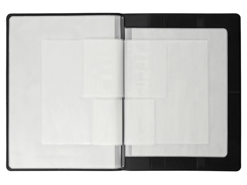 Органайзер Favor для семейных документов на 4 комплекта документов, формат А4, черный фото 7