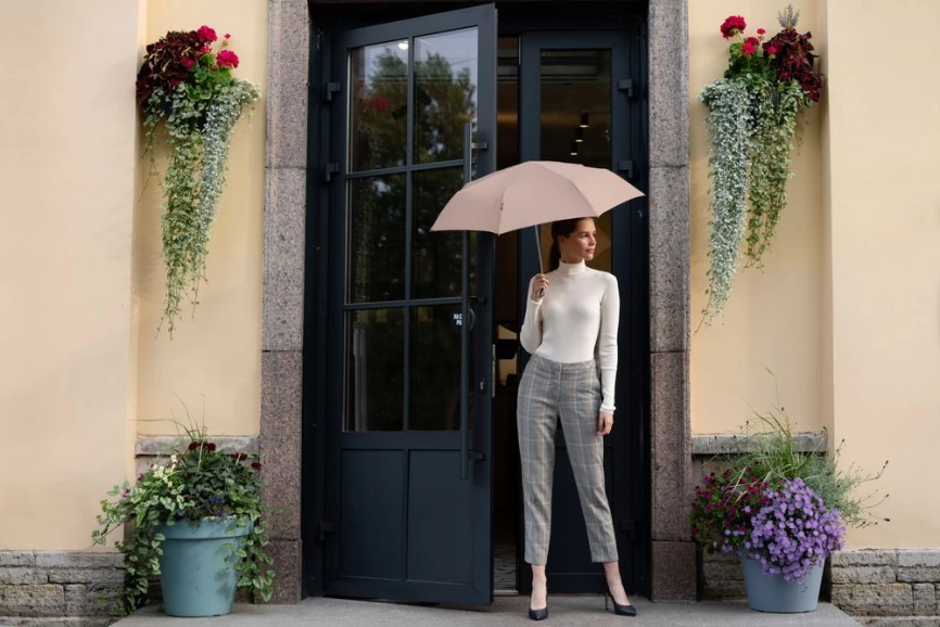 Складной зонт Take It Duo, черный фото 7