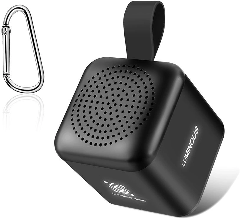 Bluetooth колонка Slaigo mini, стерео TWS,чёрная фото 2