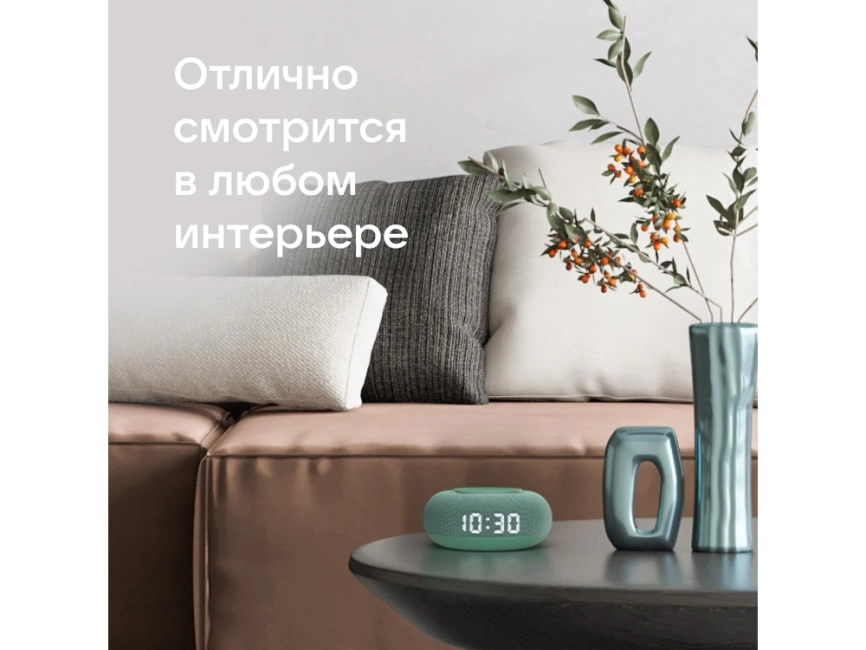 Умная колонка VK Капсула Мини с голосовым помощником Марусей, хвойный зеленый фото 8