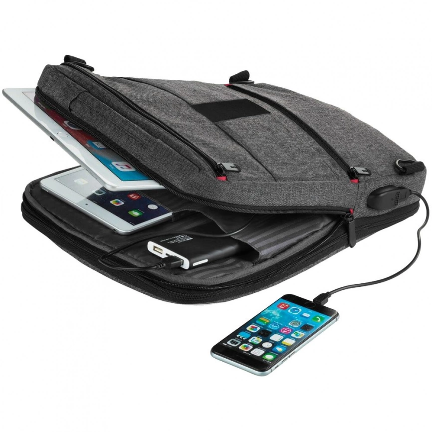 Рюкзак для ноутбука Saftsack, серый фото 3