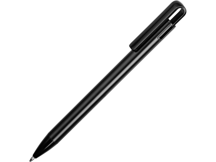 Ручка металлическая шариковая Loop, черный фото 1