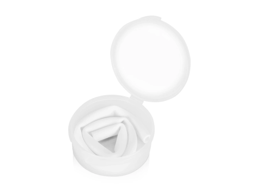 Силиконовая трубочка Fresh в пластиковом кейсе, белый фото 1