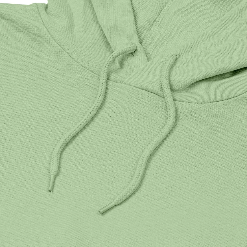 Толстовка с капюшоном унисекс Hoodie, светло-зеленая, размер L фото 8