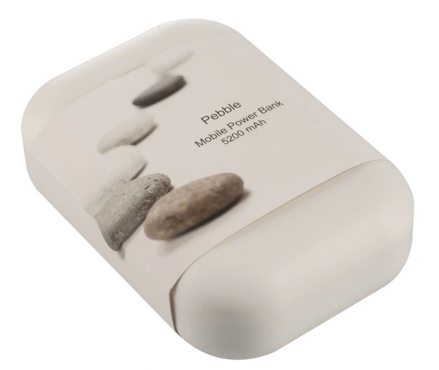 Внешний аккумулятор Pebble 5200, серо-синий фото 3