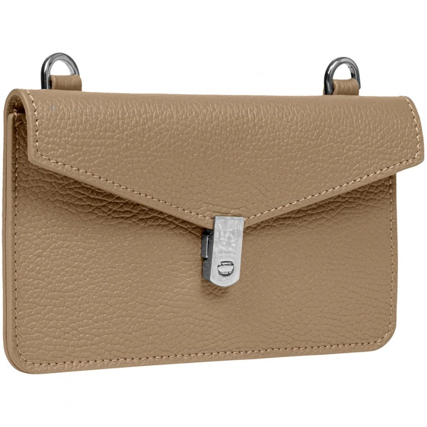 Сумка через плечо Busta, бежевая фото 2