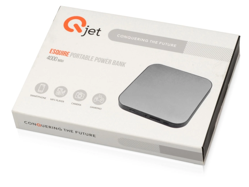 Портативное зарядное устройство Esquire, серебристый фото 8