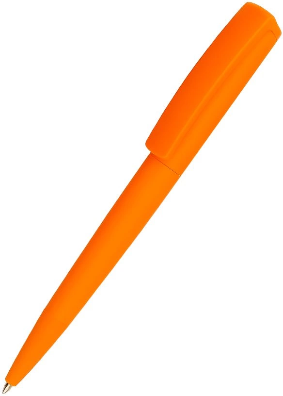 Ручка шариковая Jangle софт-тач, оранжевые фото 1