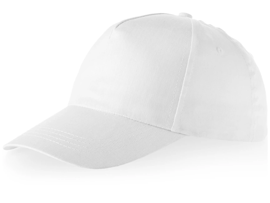 Бейсболка Brunswick, 5 панелей, белый фото 1