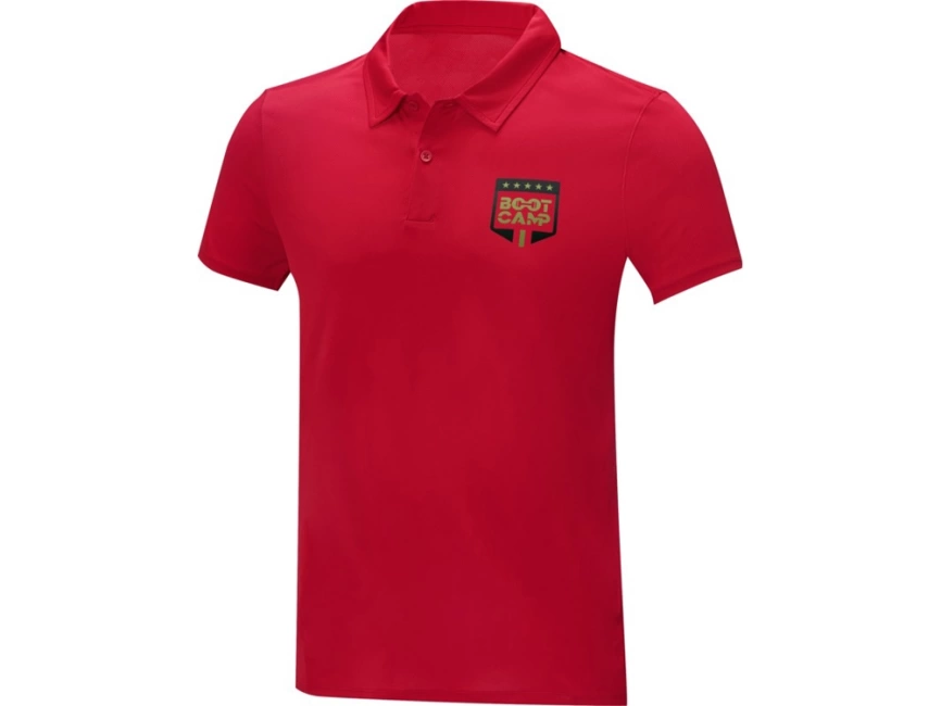 Мужская стильная футболка поло с короткими рукавами Deimos, красный фото 8
