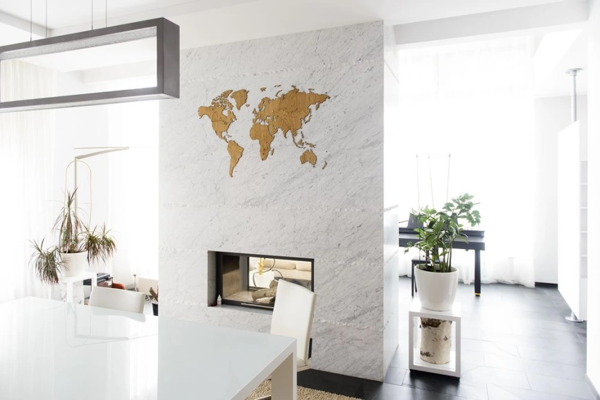 Деревянная карта мира World Map Wall Decoration Exclusive, дуб фото 8