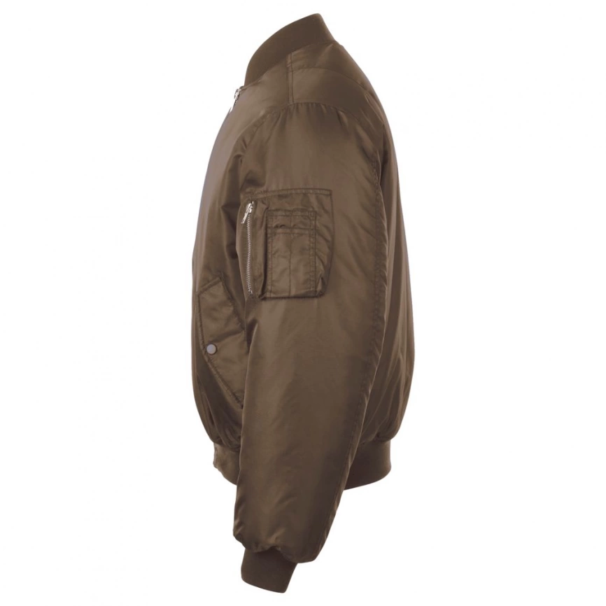 Куртка бомбер унисекс Remington коричневая, размер XL фото 3