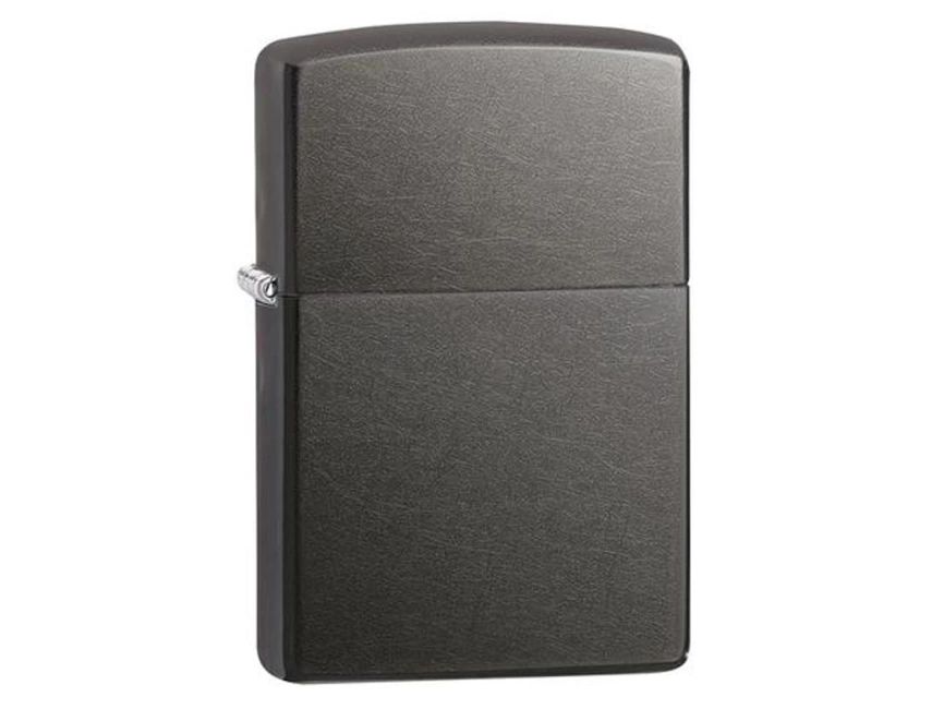 Зажигалка ZIPPO Classic с покрытием Gray Dusk , латунь/сталь, серая, матовая, 38x13x57 мм фото 1