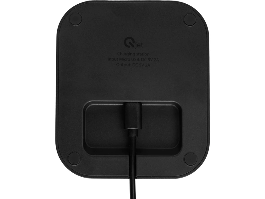 Портативное беспроводное зарядное устройство с док-станцией Uniq, 10000 mah, черный фото 17