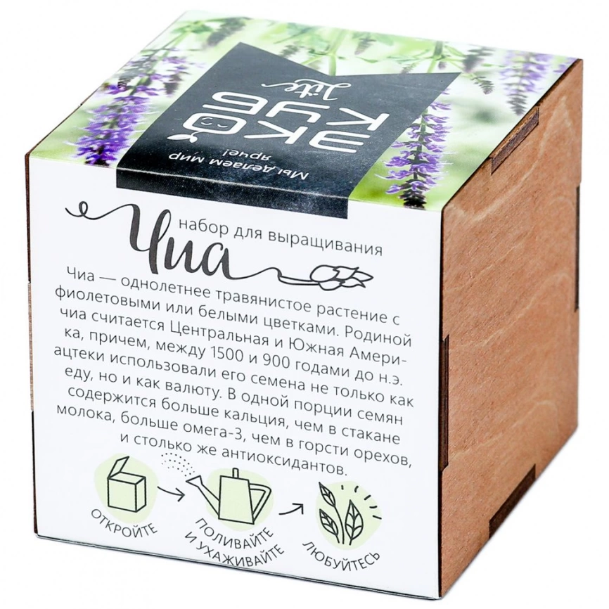 Набор для выращивания «Экокуб Lite», чиа фото 4