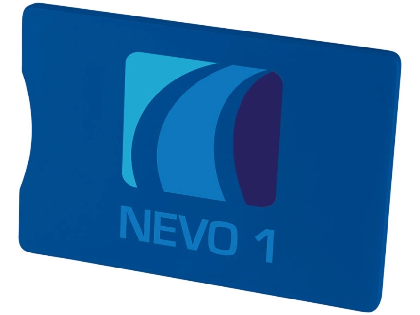 Защитный RFID чехол для кредитной карты, ярко-синий фото 3
