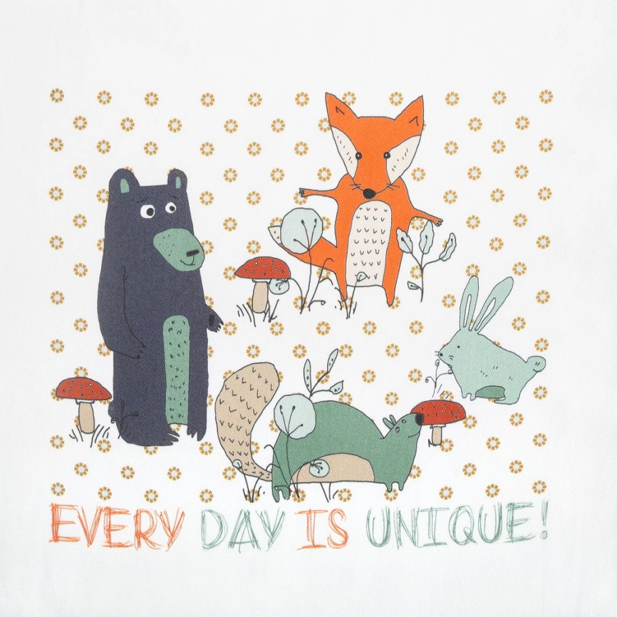 Холщовая сумка Every Day is Unique, белая фото 4