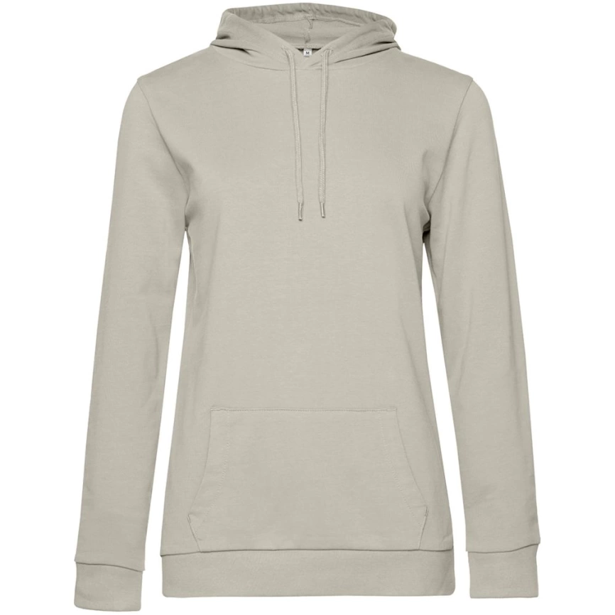 Толстовка с капюшоном женская Hoodie, дымчато-серая, размер S фото 1