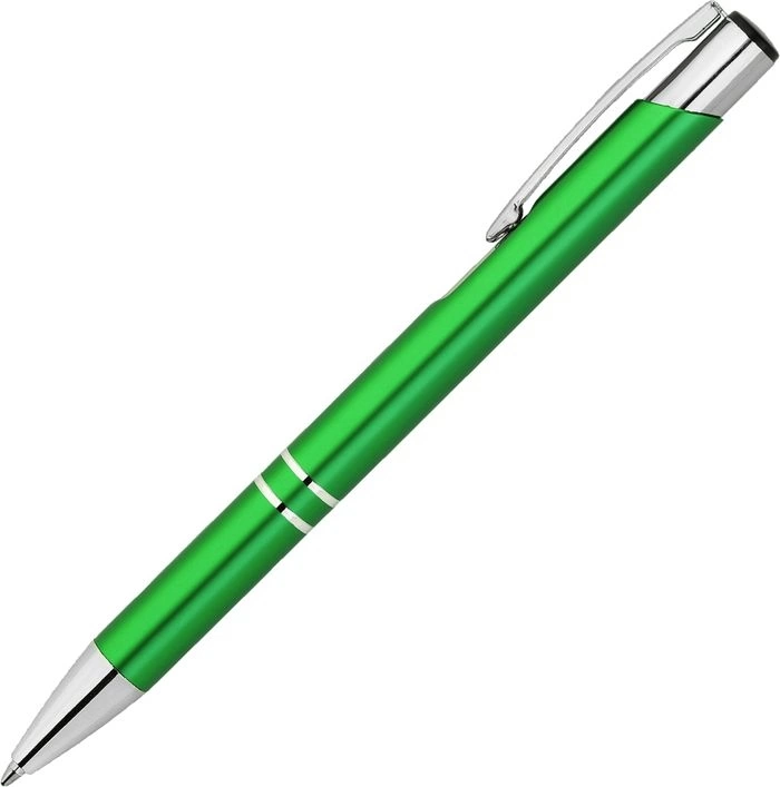 Ручка металлическая KOSKO, салатовая с серебристым фото 2
