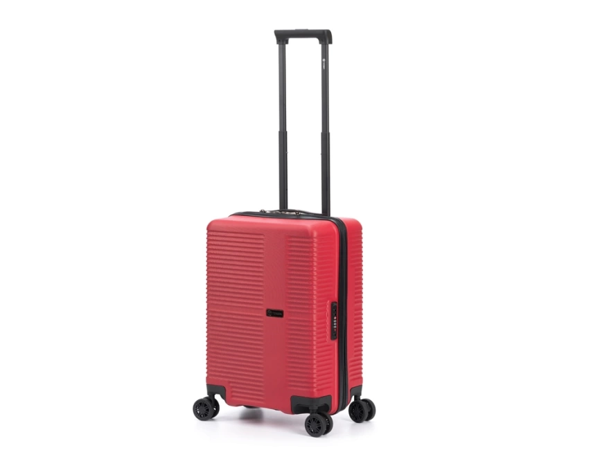 Чемодан TORBER Elton, красный, ABS-пластик, 38 х 24 х 54 см, 35 л фото 1