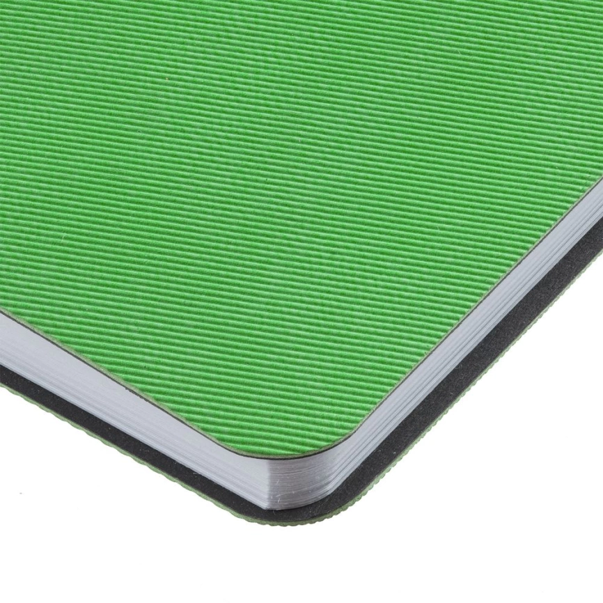 Блокнот Twill, зеленый фото 4