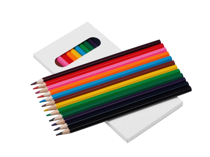 Набор из 12 цветных карандашей Hakuna Matata, белый фото 2