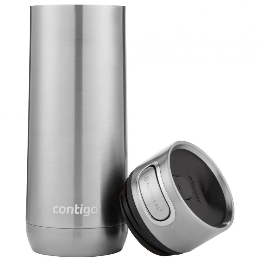 Термостакан Luxe XL, вакуумный, герметичный, стальной фото 4