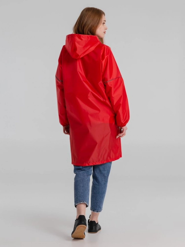 Дождевик со светоотражающими элементами Rainman Blink, красный, размер XL фото 9