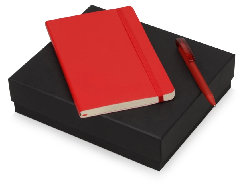 Подарочный набор Moleskine Amelie с блокнотом А5 Soft и ручкой, красный фото 2
