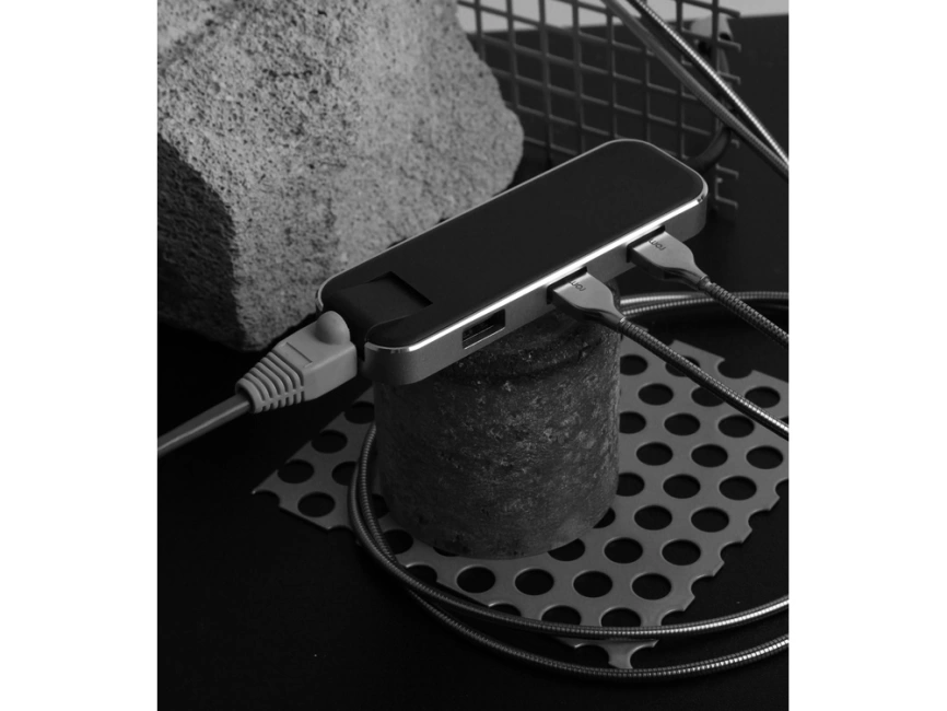 Хаб USB Rombica Type-C Chronos Black фото 10