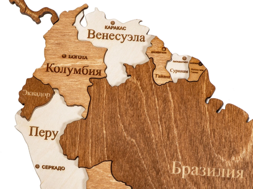 Интерьерная карта мира World фото 8