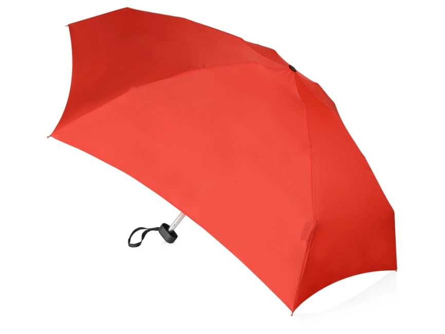 Зонт складной Frisco, механический, 5 сложений, в футляре, красный фото 7