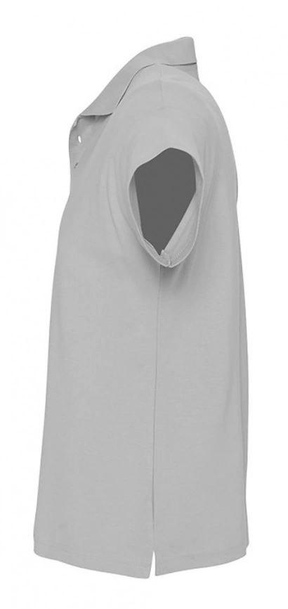 Рубашка поло мужская Summer 170 серый меланж, размер XXL фото 3