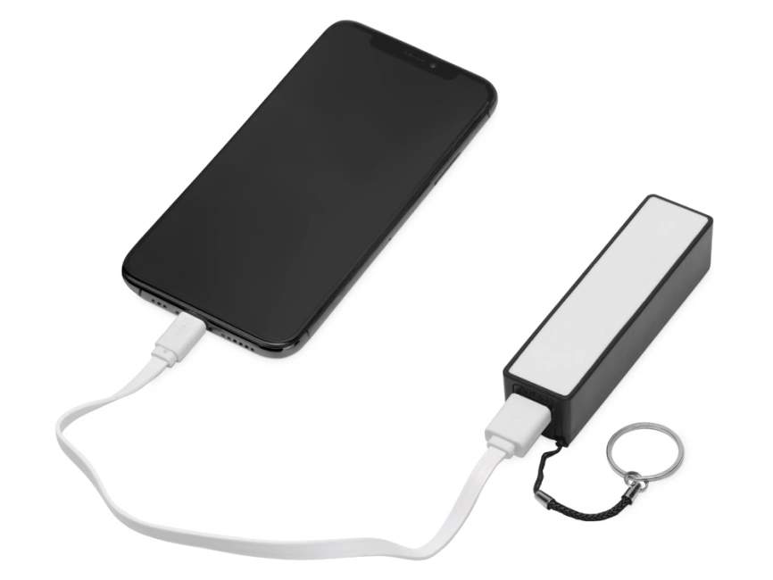 Портативное зарядное устройство Сатурн, 2200 mAh, черный фото 2