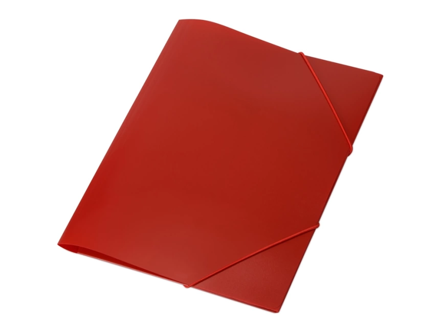 Папка формата А4 на резинке, красный фото 1