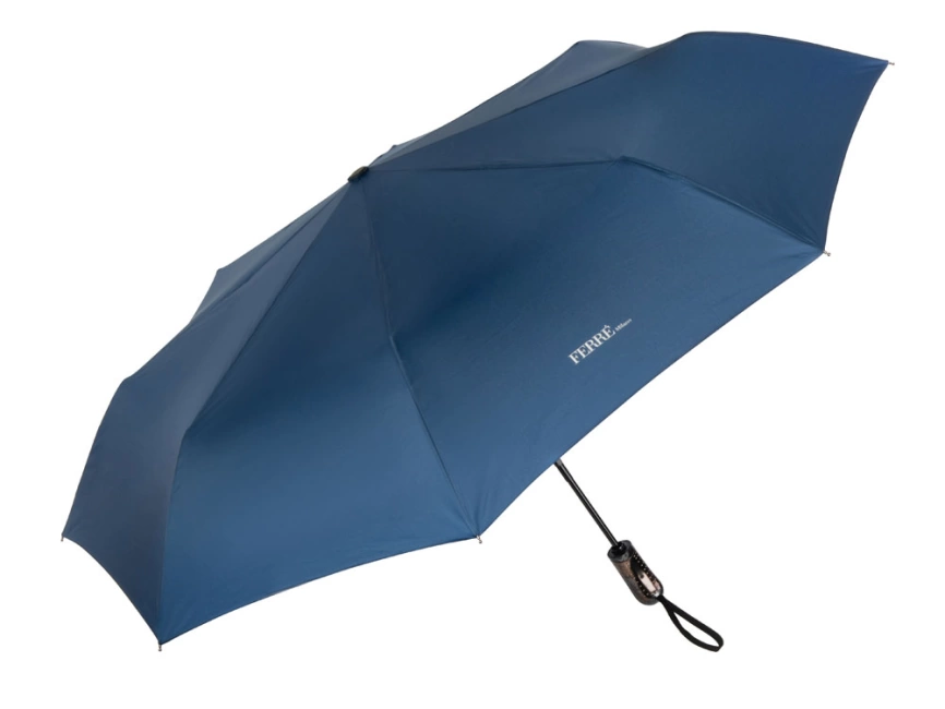 Зонт складной автоматичский Ferre Milano, синий фото 1