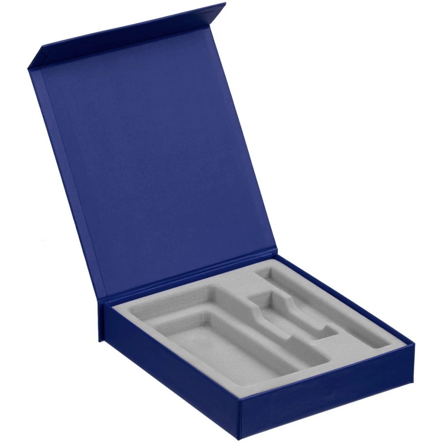 Коробка Rapture для аккумулятора 10000 мАч, флешки и ручки, синяя фото 1