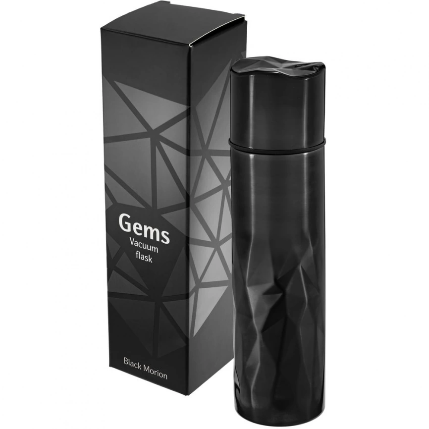 Термос Gems Black Morion, 700 мл., черный морион фото 5