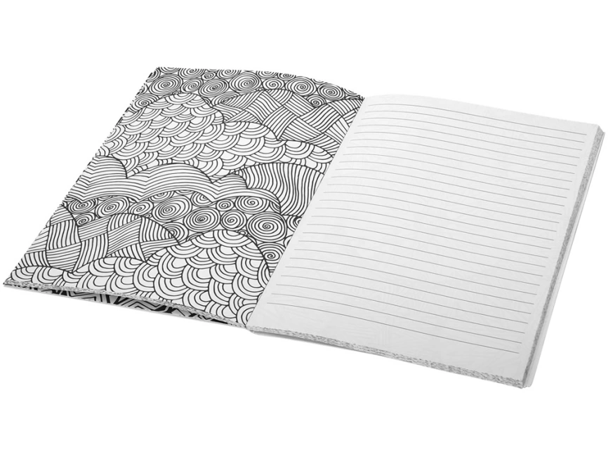 Блокнот А5 Doodle Colour Therapy, белый/черный фото 2