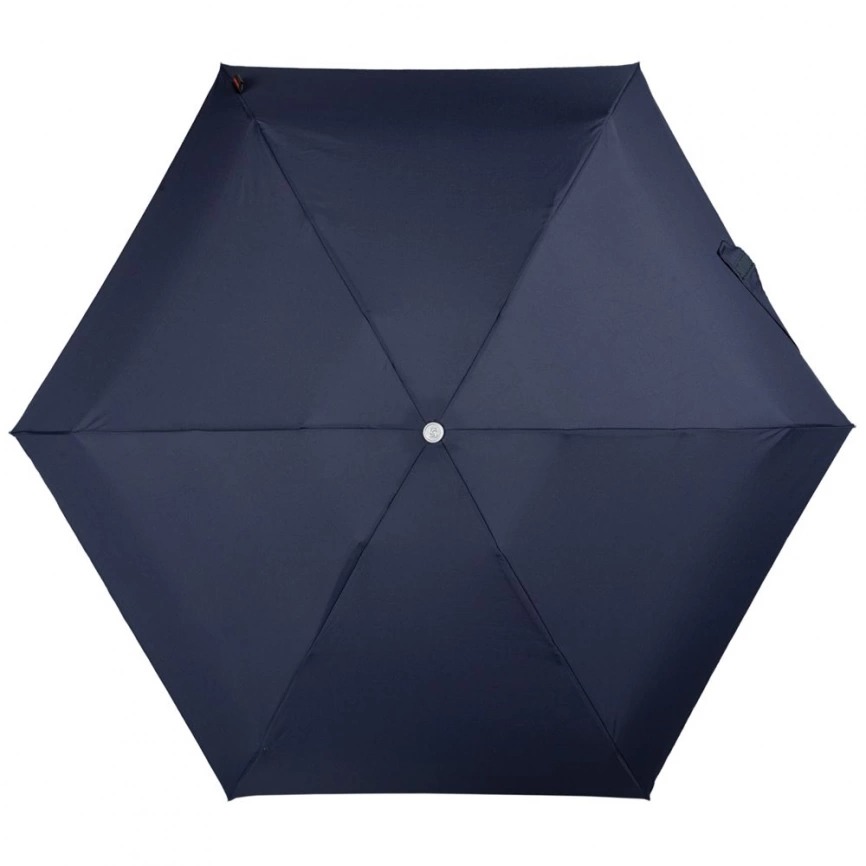 Складной зонт Alu Drop S, 4 сложения, автомат, синий фото 1