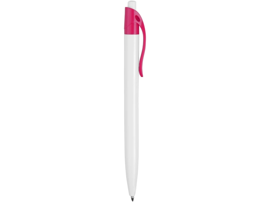 Ручка шариковая Какаду, белая с розовым фото 3
