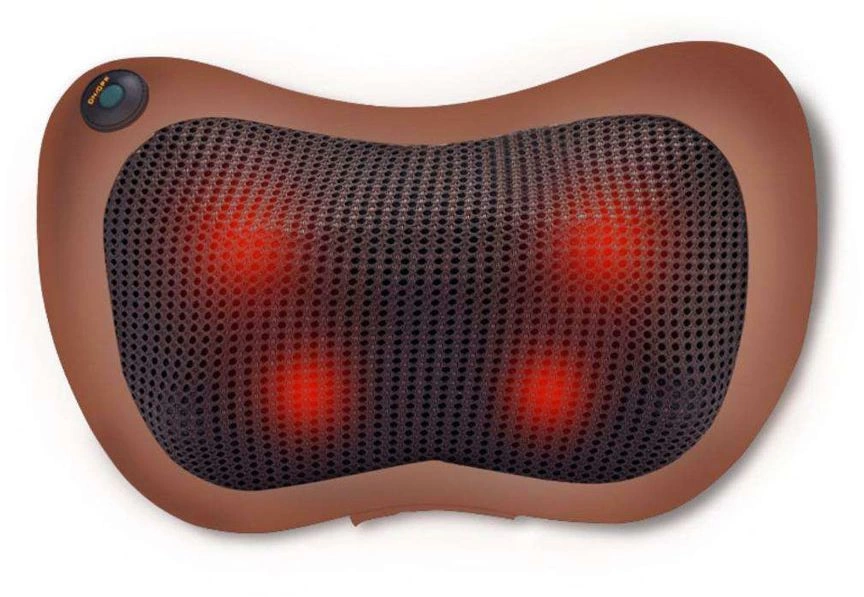 Массажная подушка для шеи BALI, коричневая фото 2