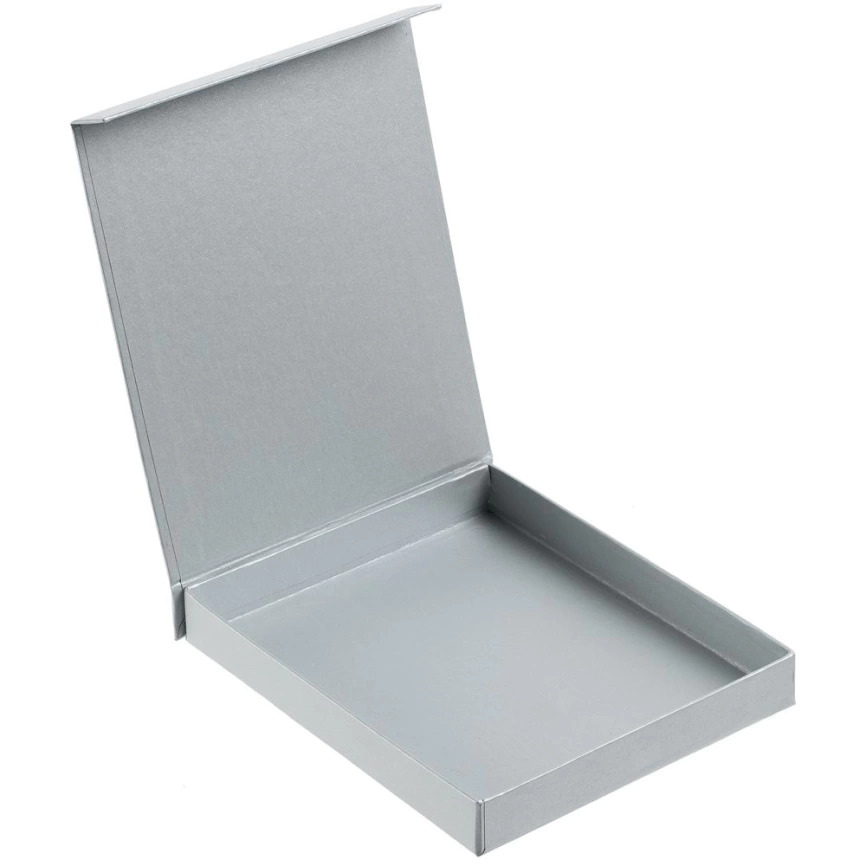 Коробка Shade под блокнот и ручку, серебристая фото 5