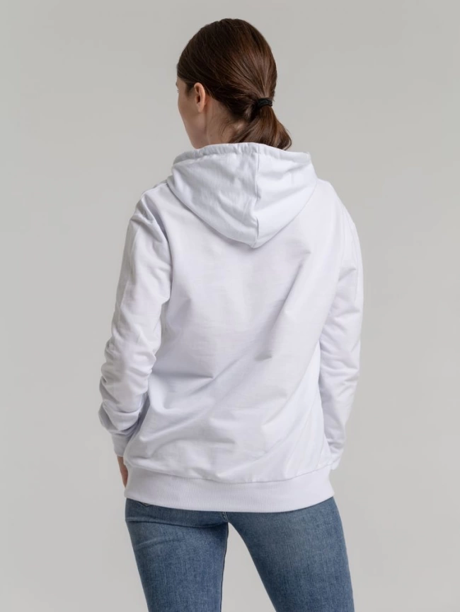 Толстовка с капюшоном Unit Kirenga белая, размер L фото 16