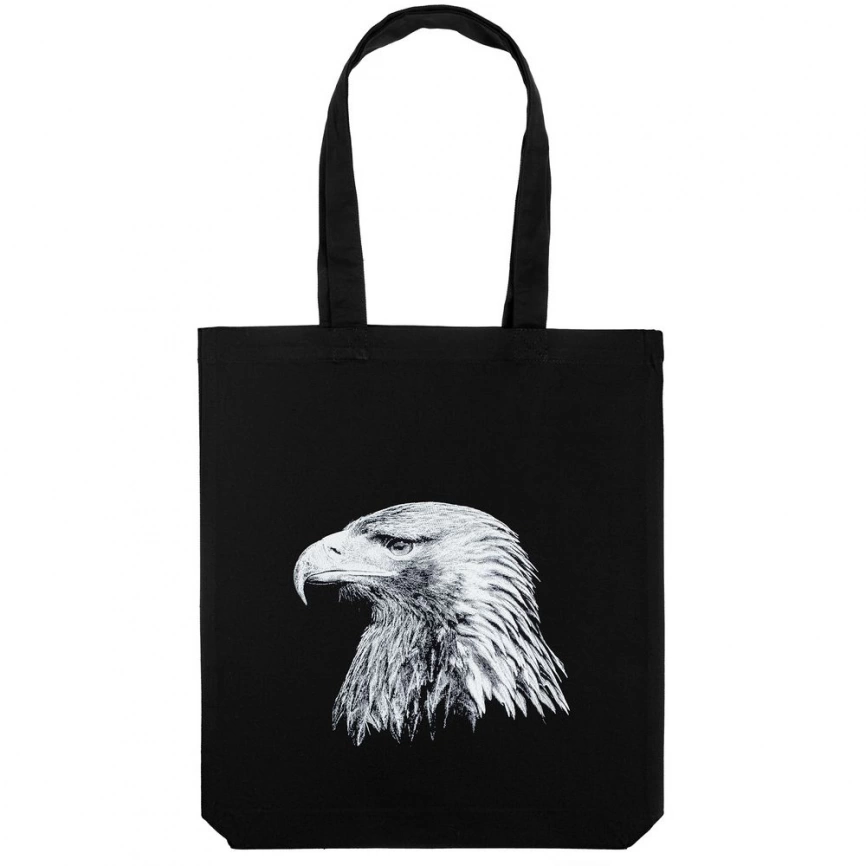Холщовая сумка Like an Eagle, черная фото 1